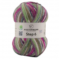 190151_Пряжа Step 6, 75% шерсть, 25% полиамид, 410 м, 150 г