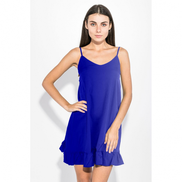 Ткань шелк Армани 89 г/м? 97% полиэстер, 3% спандекс шир.148 см арт.Р.11290.21 цв.21 синий уп.25м