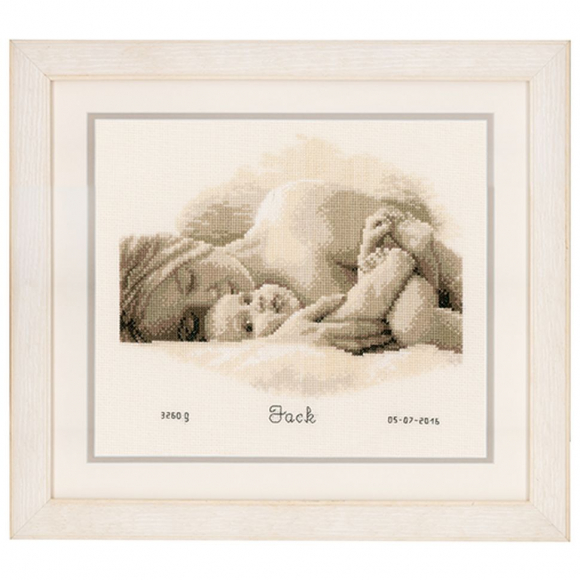 Набор для вышивания VERVACO арт.PN-0153604 Первые объятия 27х23 см