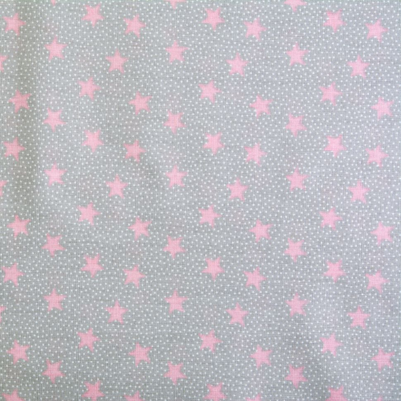 Ткань ранфорс Звездопад, арт.WH 2929-v02, 130г/м?,100% хлопок, шир.240см, цв.серый/розовый, уп.10м Ткань ранфорс Звездопад, арт.WH 2929-v02, 130г/м?,100% хлопок, шир.240см, цв.серый/розовый, уп.10м