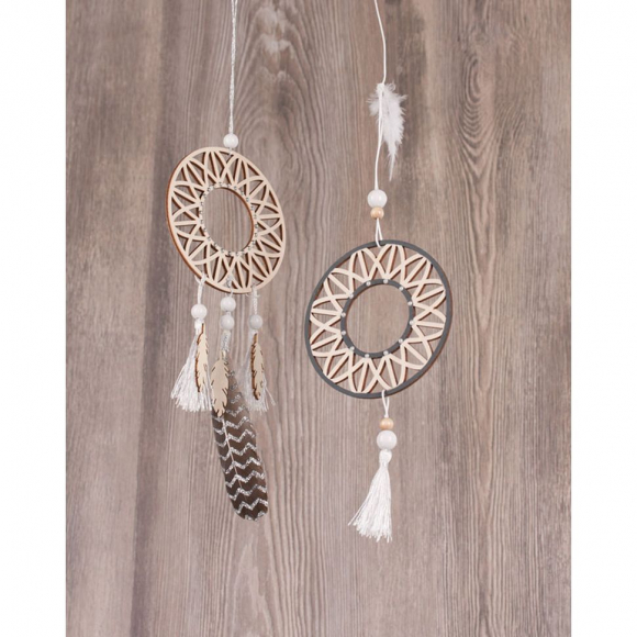 Основа для ловца снов "Диск в стиле модерн"