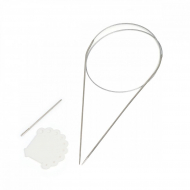 Спицы круговые для вязания на тросиках Maxwell Black арт.60-15 1,5 мм /60 см