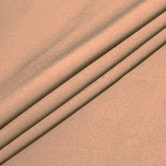 Ткань Креп Барби плот.210г/м?  95% пэ 5% эл  шир.150см, арт.МТ-210278 цв.бежевый рул.20-30м