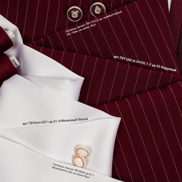 Ткань шелк Армани 90г/м? 97% ПЭ 3% Спандекс шир.150см арт.TBYArm-021 цв.21 отбеленный белый рул.25м