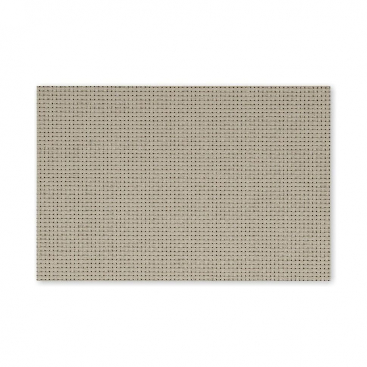 Канва Gamma K04 Aida №14 100% хлопок 150 x 100 см цв.серо-бежевый