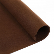 Фетр декоративный 1,2мм; лист 33см х 53см/ 888 (коричневый) Корея