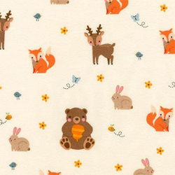 Ткань для пэчворка PEPPY Woodland Hideaway Flannel 146 г/м? 100% хлопок цв.ARHF-17071-15 IVORY уп.100х110 см