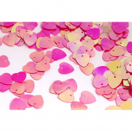 Пайетки россыпью арт.TBY-FLK297 10мм цв.028 ярк.розовый уп.50г