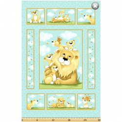 Ткань для пэчворка PEPPY 6305 Panel 135 г/м? 100% хлопок цв.22 уп.91х110 см