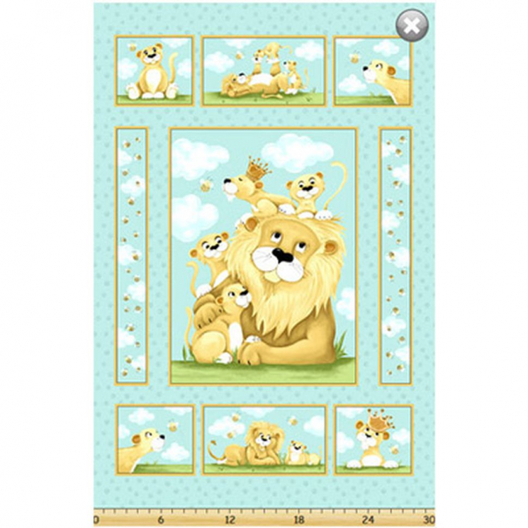 Ткань для пэчворка PEPPY 6305 Panel 135 г/м? 100% хлопок цв.22 уп.91х110 см