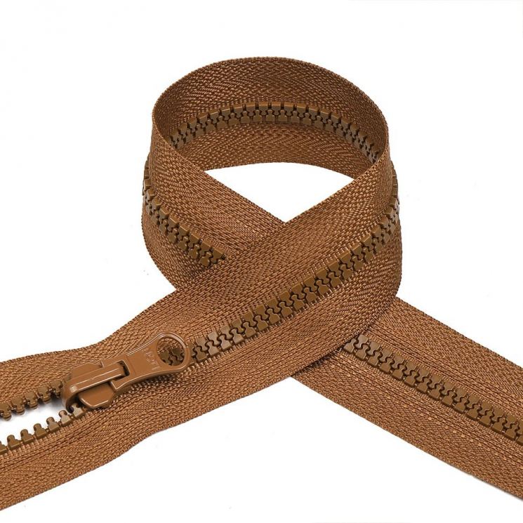 Молния MaxZipper трактор №5 1 замок реверсивный., 45см, цв.F289 т.беж. уп.50шт