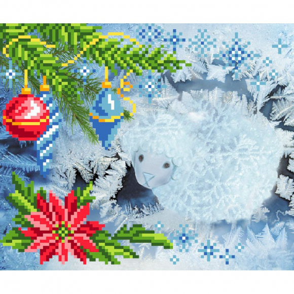 Рисунок на шелке МАТРЕНИН ПОСАД арт.22х25 - 4122 Новогодняя Рисунок на шелке МАТРЕНИН ПОСАД арт.22х25 - 4122 Новогодняя