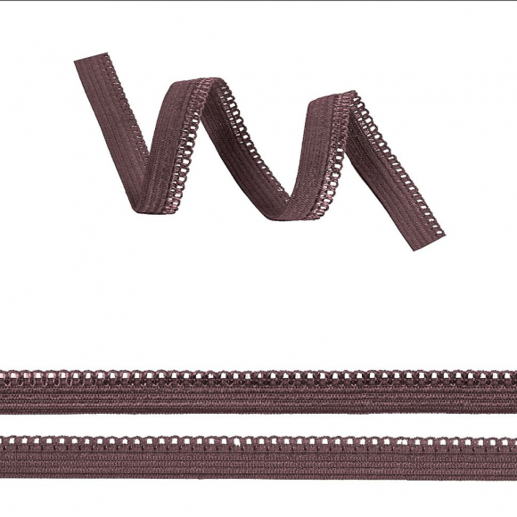 Резинка TBY бельевая ажурная 10мм арт.RB03222S цв.S222 шиншилла уп.100м