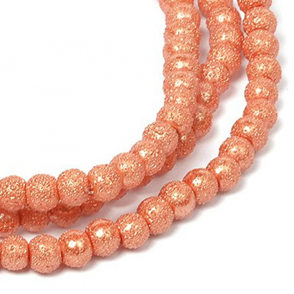 Бусины стеклянные TESОRO арт.TS-GB31 цв.17 терракотовый ?6 мм, in ?1 мм 82см (154 ±3 бусины) Бусины стеклянные TESОRO арт.TS-GB31 цв.17 терракотовый ?6 мм, in ?1 мм 82см (154 ±3 бусины)