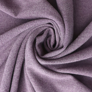 Ткань Креп 260 г кв.м  63% полиэстер, 32% вискоза, 5% спандекс шир.147 см арт.Р.15131.07 цв.07 лиловый уп.25м