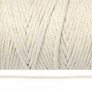 Шнур круглый х/б 04мм цв.2042 льняной уп.100м