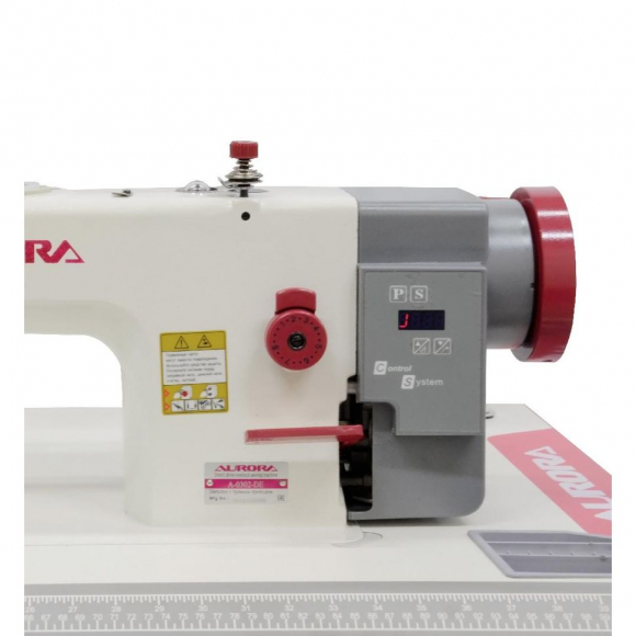 Прямострочная промышленная швейная машина с шагающей лапкой Aurora A-0302DE (прямой привод)