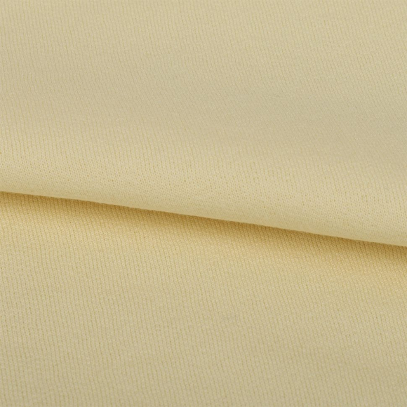 Ткань трикотаж Футер 2х нитка начес с лайкрой 190г опененд 100+100см ваниль 11-0616 уп.6м Ткань трикотаж Футер 2х нитка начес с лайкрой 190г опененд 100+100см ваниль 11-0616 уп.6м