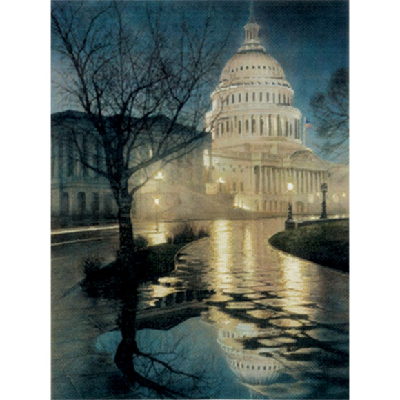 Набор для вышивания CANDAMAR DESIGNS арт.51426 Свет Свободы 30,5х40,5 см