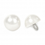 Пуговицы пластик TBY.A513 цв.001 белый 16L-10мм, на ножке, 50 шт