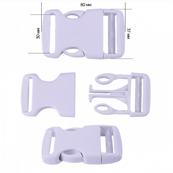 Фастекс 30мм FE30А цв.белый нагрузка 80 кг уп.100 шт