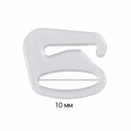 Крючок для бюстгальтера пластик ARTA.F.622K ?10,8мм, цв.прозрачный, уп.50шт