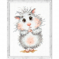Набор для вышивания ЧУДЕСНАЯ ИГЛА арт.19-16 Купи хомячка 9х13 см