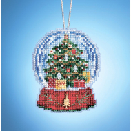 Набор для вышивания бисером MILL HILL Новогодняя ель - шар 6х8 см