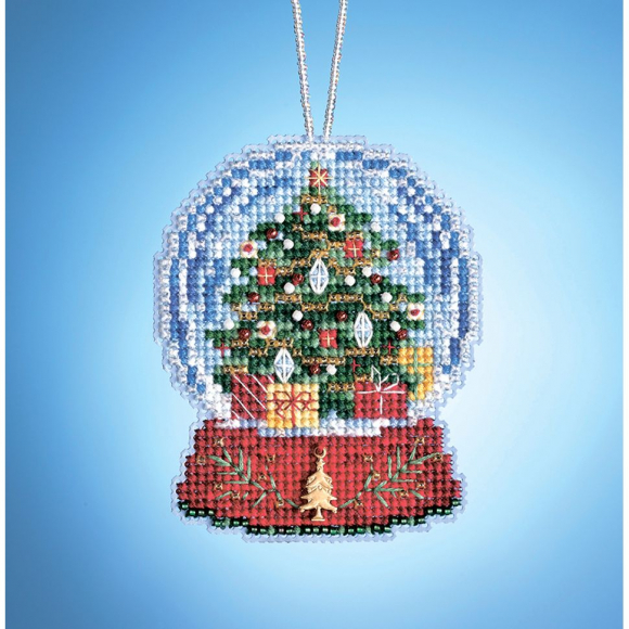 Набор для вышивания бисером MILL HILL Новогодняя ель - шар 6х8 см