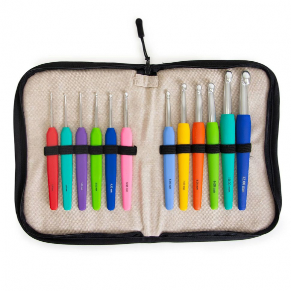 182546_Органайзер "100% You" для крючков, текстильный, 15/30 x 22 см, 12 ячеек