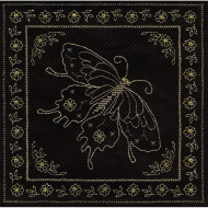 Набор для вышивания PANNA арт. O-0811 Золотая бабочка 18,5х18,5 см