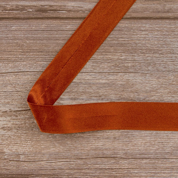 19861_Косая бейка атласная 30 мм, 25 м, цвет 86, корица