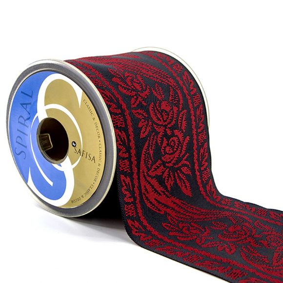 119013_Лента жаккард SAFISA, 100 мм, 15 м, цвет 05 119013_Лента жаккард SAFISA, 100 мм, 15 м, цвет 05