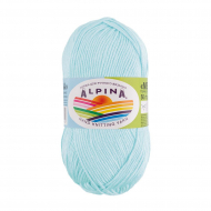 Пряжа ALPINA MELISSA (95% вискоза, 5% кашемир) 10х50г/125м цв.06 бл.голубой