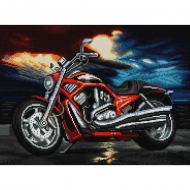 Рисунок на ткани (Бисер) КОНЁК арт. 1442 Харли-Дэвидсон 29х39 см
