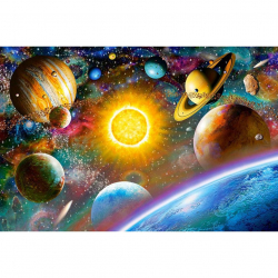 Алмазная мозаика Ah5225 Красочная вселенная 40х60