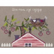 Набор для вышивания PANNA арт. CE-7056 Родное гнездышко 23,5х20 см