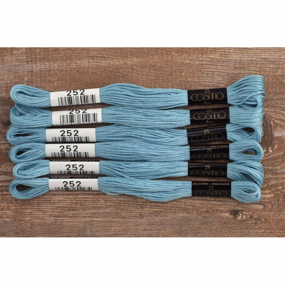 Мулине COSMO однотонный цвет 252