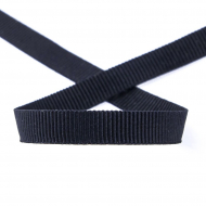 113407_Лента репсовая PEGA, цвет черный, 7 мм