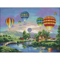 Набор для вышивания DIMENSIONS арт.DMS-35213 Парад шаров 41х30 см
