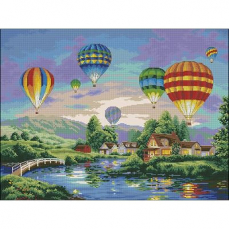 Набор для вышивания DIMENSIONS арт.DMS-35213 Парад шаров 41х30 см