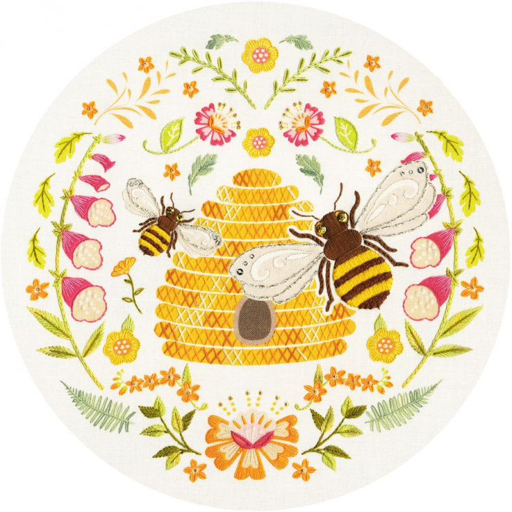 191430_Набор для вышивания "Folk Bees"