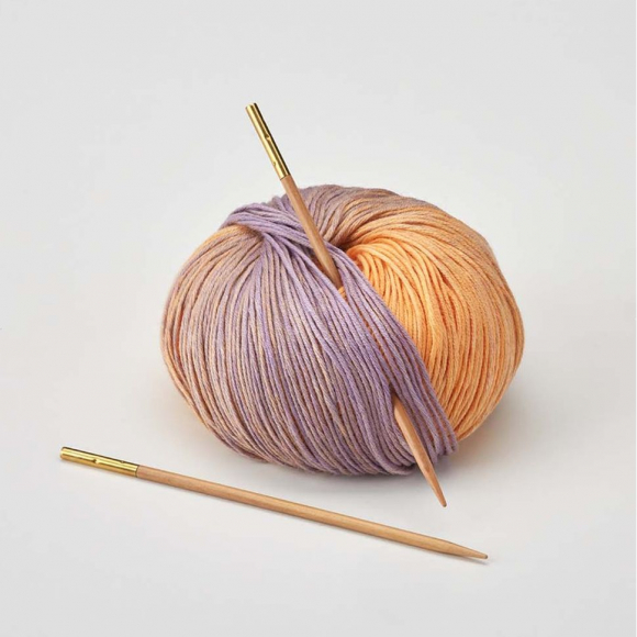 Набор круговых спиц из оливкового дерева со сменными лесками addiClick Nature Olive