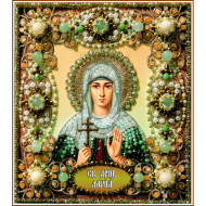 125729_Набор для вышивания хрустальными бусинами "Святая Дарья"