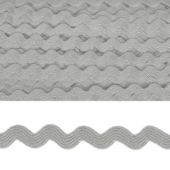 Тесьма декоративная Вьюнчик арт.TBY.64312 шир.5мм цв.S361 св.серый уп.32,92м