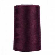 Нитки швейные 50/2 полиэстер 5000 ярд цв.184 бордовый MAX