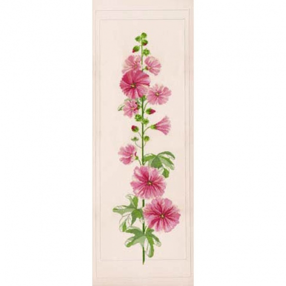 Набор для вышивания DERWENTWATER DESIGNS арт.FP03 Hollyhock 27,8х78 см Набор для вышивания DERWENTWATER DESIGNS арт.FP03 Hollyhock 27,8х78 см