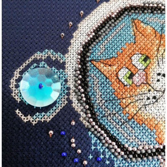 189963_Набор для вышивания "Вместе, хоть в космос"