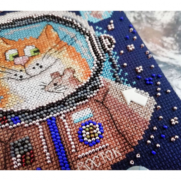 189963_Набор для вышивания "Вместе, хоть в космос"