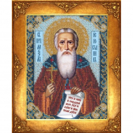 Набор для вышивания бисером РУССКАЯ ИСКУСНИЦА арт.231 БИ Св. Максим 12,5х16,3 см